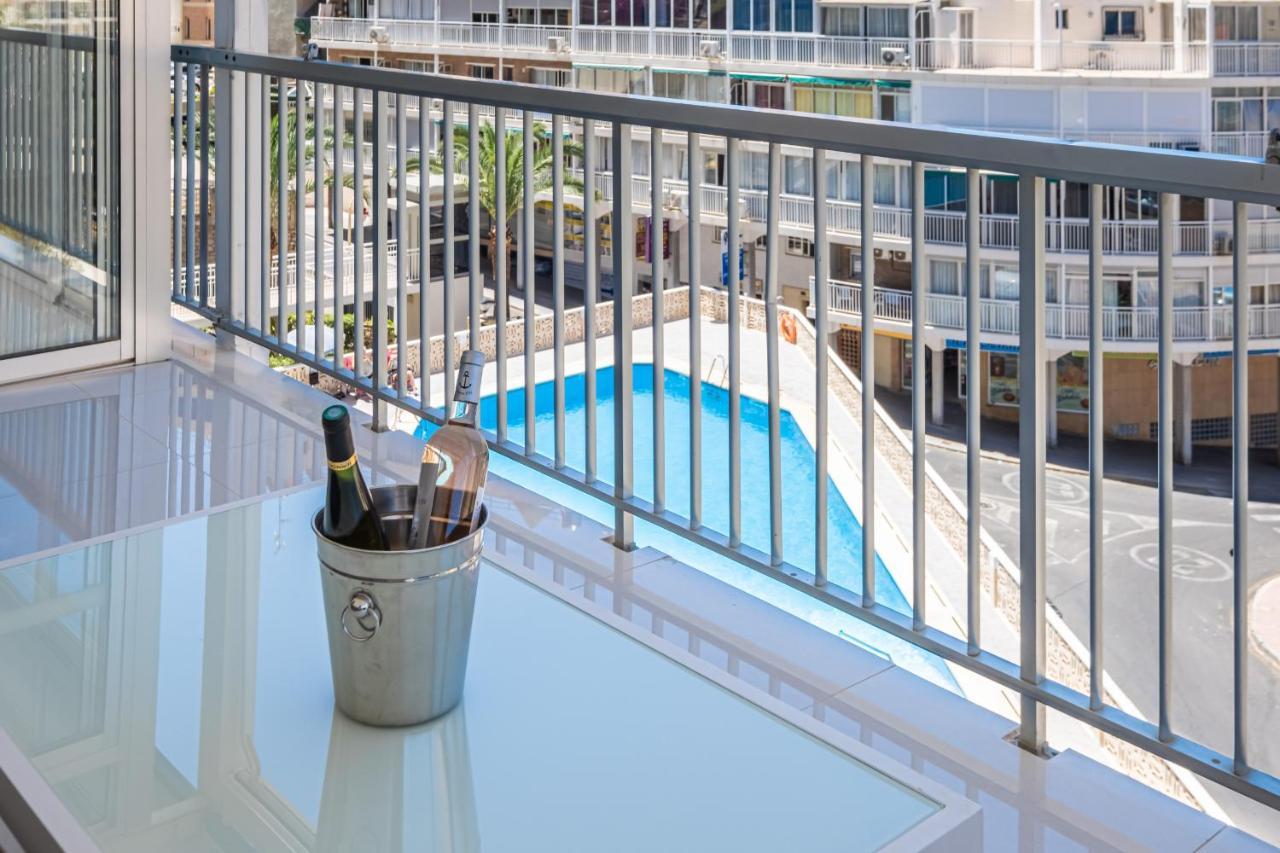 La Perla Benidorm Apartment Seaview & Pool Levante Beach Eksteriør bilde