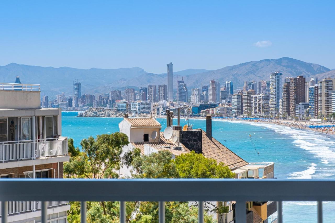La Perla Benidorm Apartment Seaview & Pool Levante Beach Eksteriør bilde