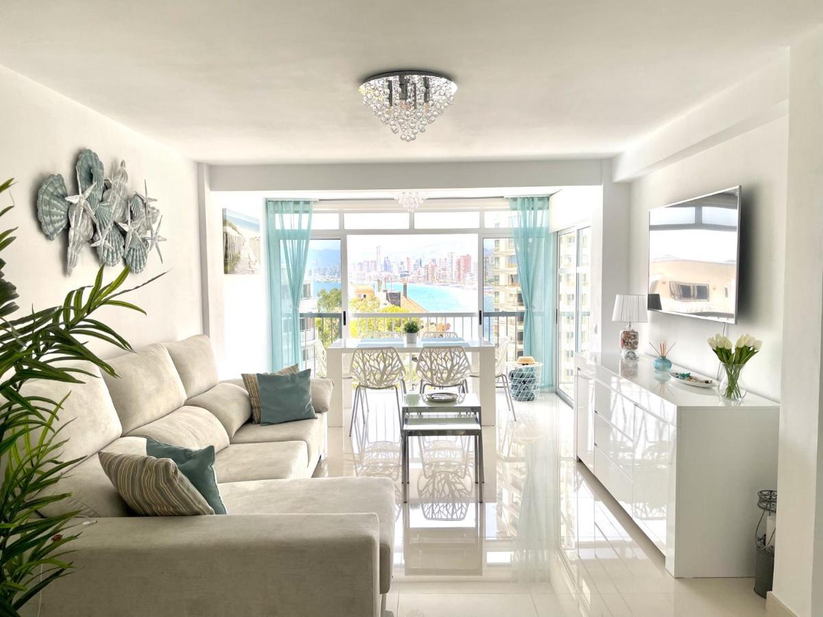 La Perla Benidorm Apartment Seaview & Pool Levante Beach Eksteriør bilde