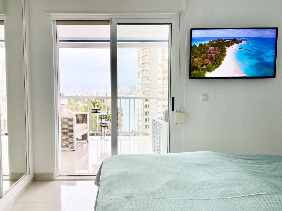La Perla Benidorm Apartment Seaview & Pool Levante Beach Eksteriør bilde