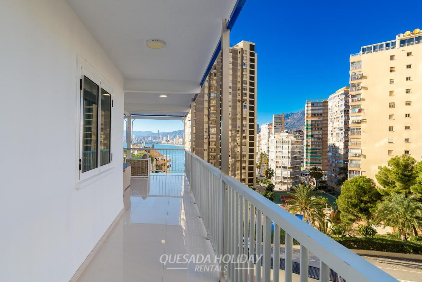 La Perla Benidorm Apartment Seaview & Pool Levante Beach Eksteriør bilde