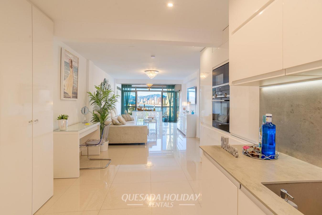 La Perla Benidorm Apartment Seaview & Pool Levante Beach Eksteriør bilde
