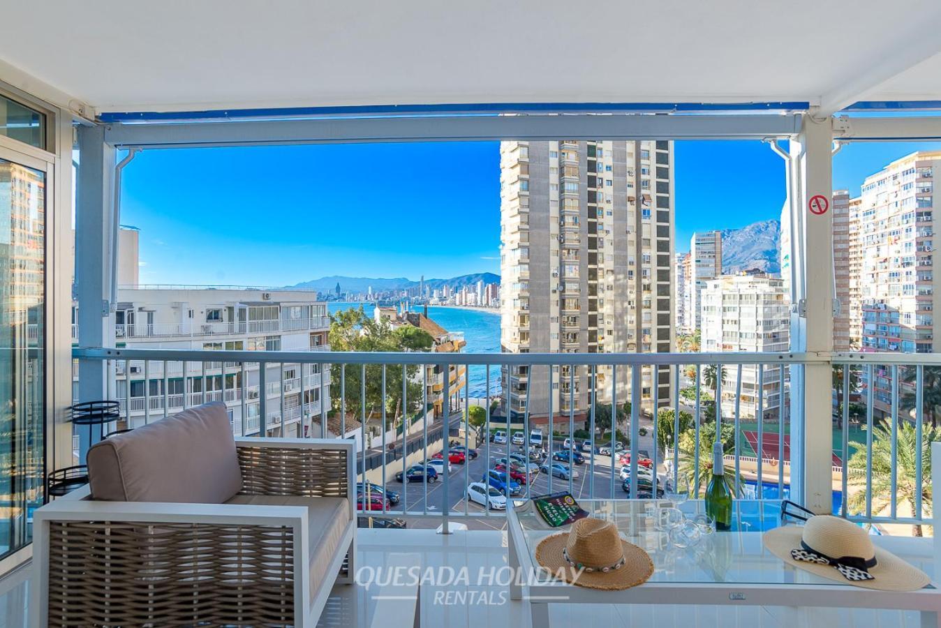 La Perla Benidorm Apartment Seaview & Pool Levante Beach Eksteriør bilde