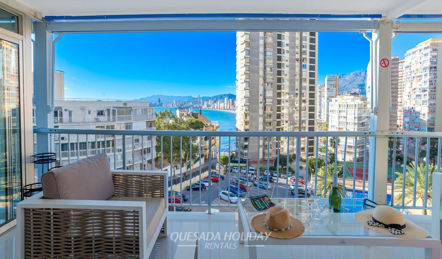 La Perla Benidorm Apartment Seaview & Pool Levante Beach Eksteriør bilde