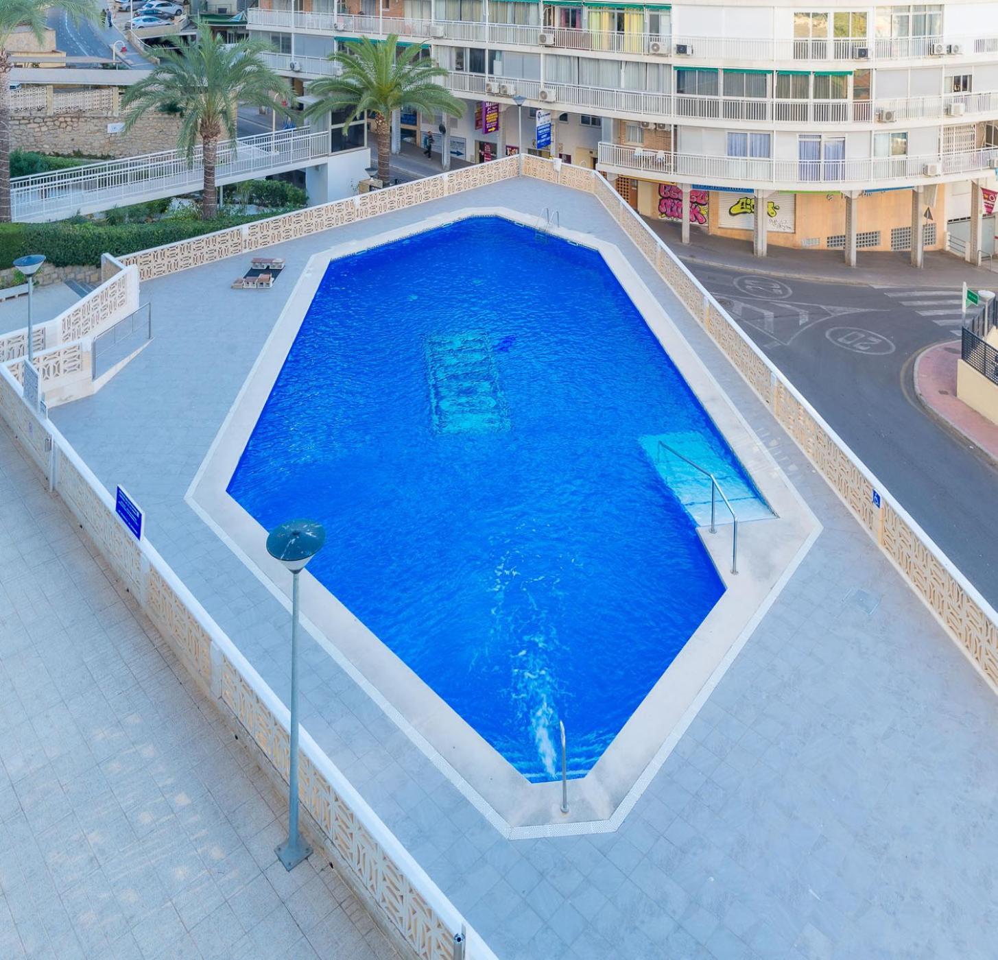 La Perla Benidorm Apartment Seaview & Pool Levante Beach Eksteriør bilde